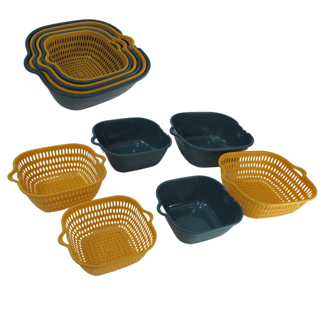 Miniatura 2 de Set de recipientes con escurridor x 3